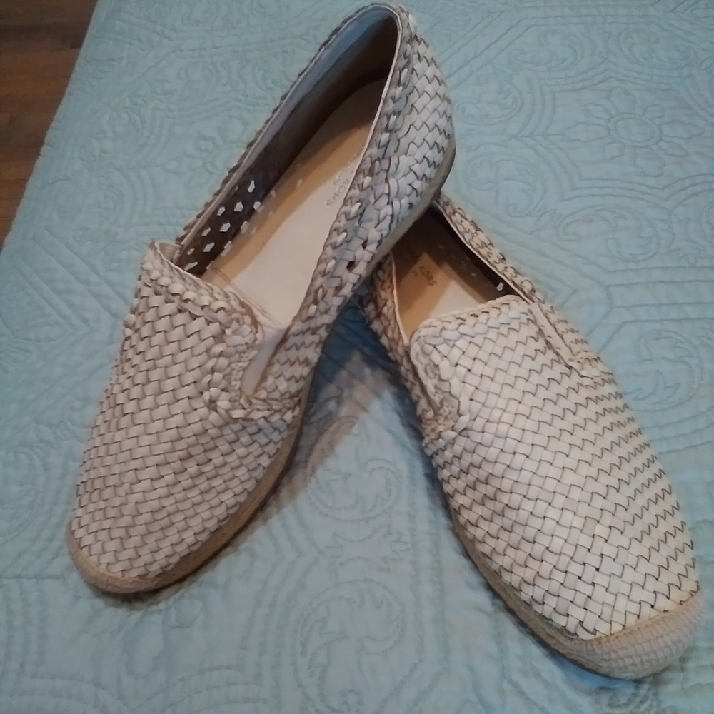 EUC Michael Kors Leather Espadrilles